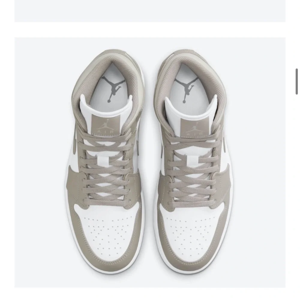 Air Jordan 1 Mid 'Linen' - size US M 7.5 / W 9